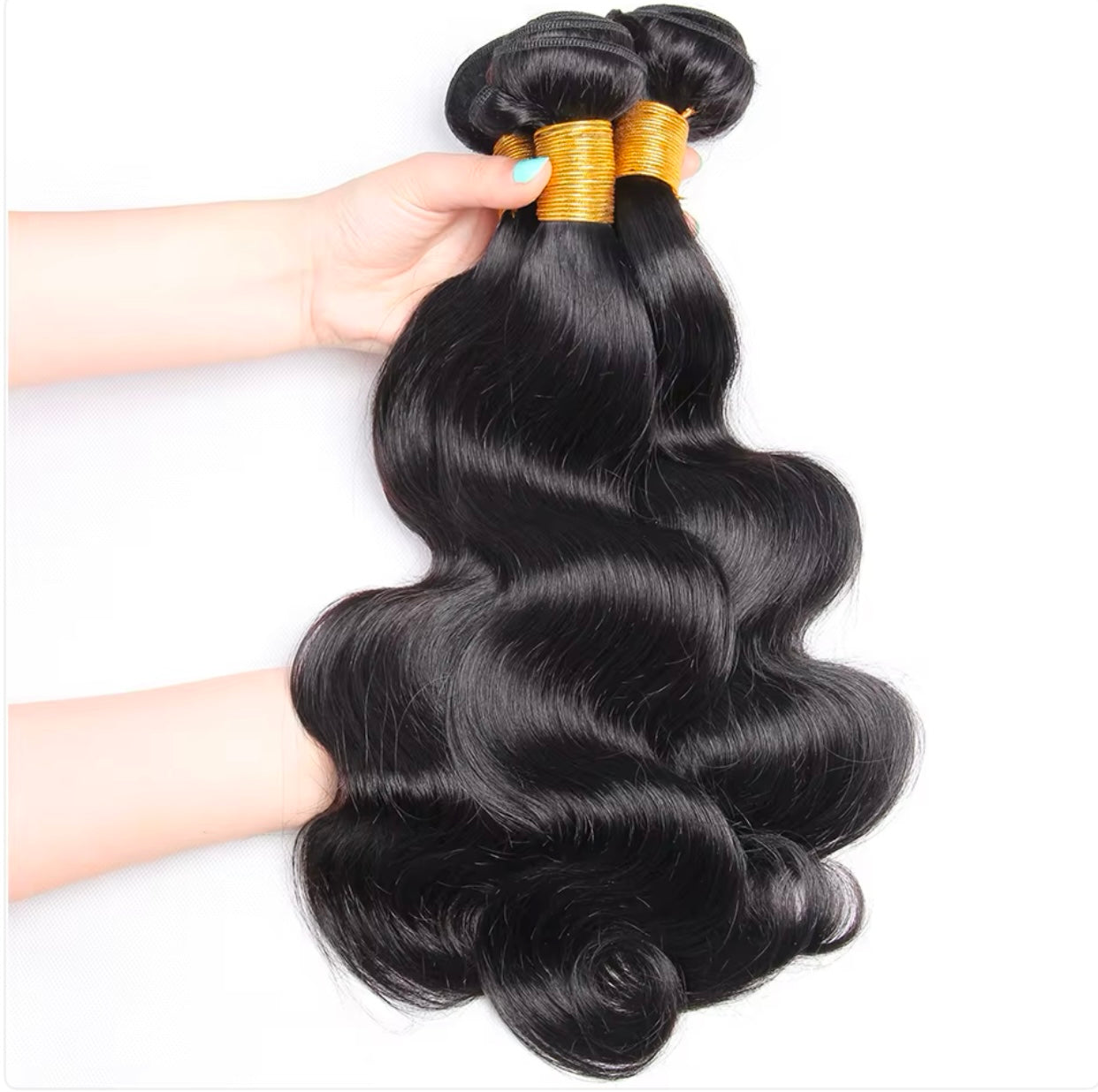 Brazilian Body Wave Bundles With 4×4 Closure 100% Human Hair Bundles With Lace Closure Virgin Hair Weave Extensions 12A Grade