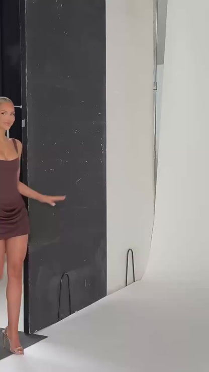 Elegant Ruched Mini Dress